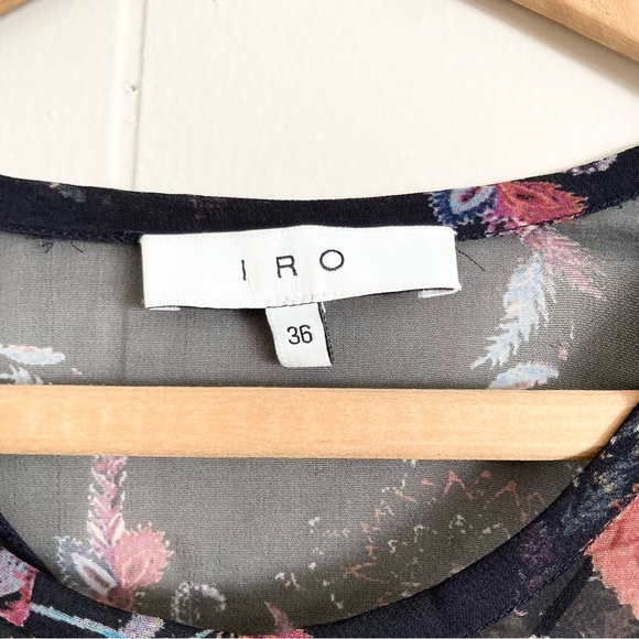 IRO Women's Black Loxie Dress - Picture 13 of 14